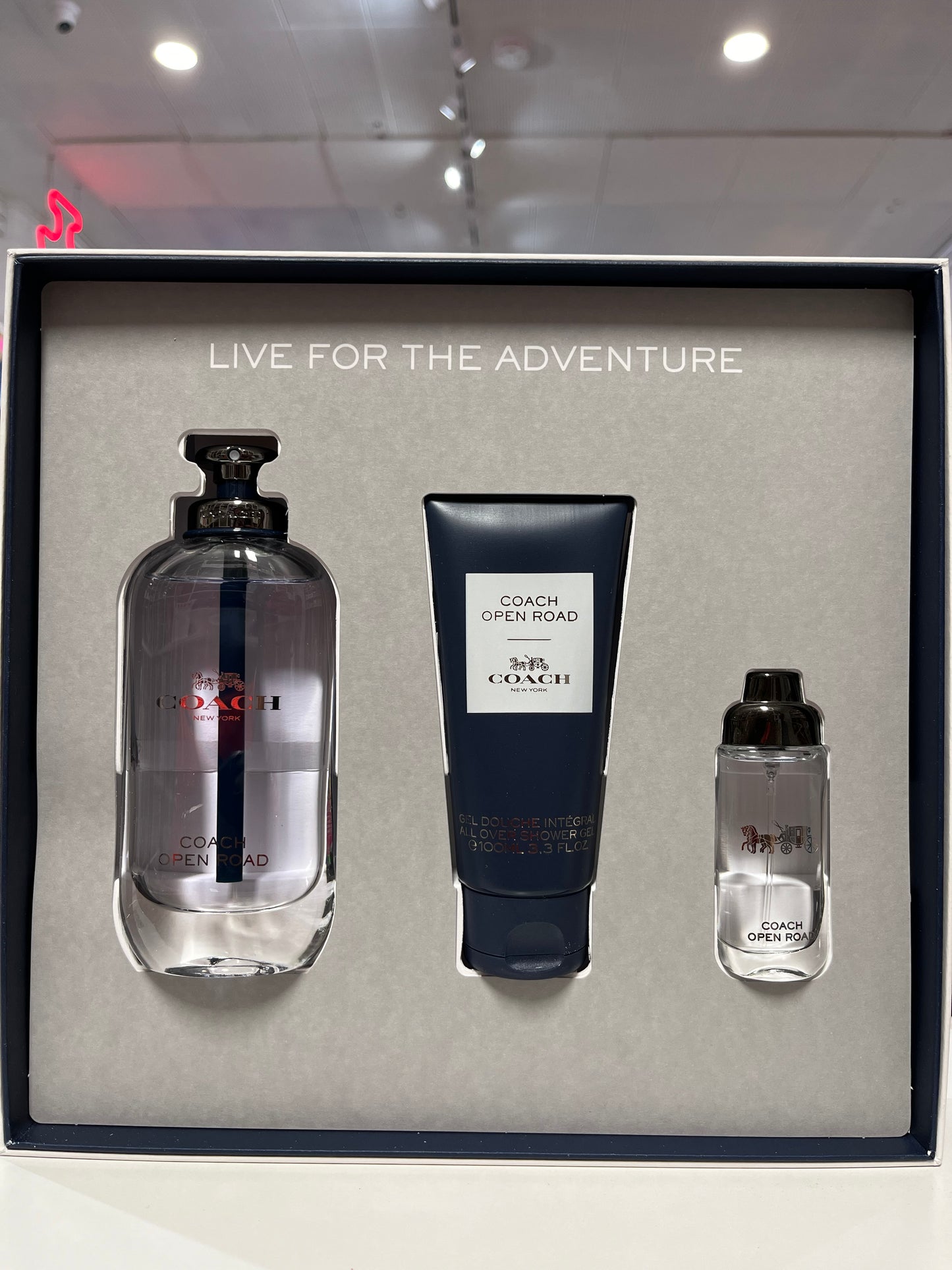 Coach Open Road 3pc Gift Set