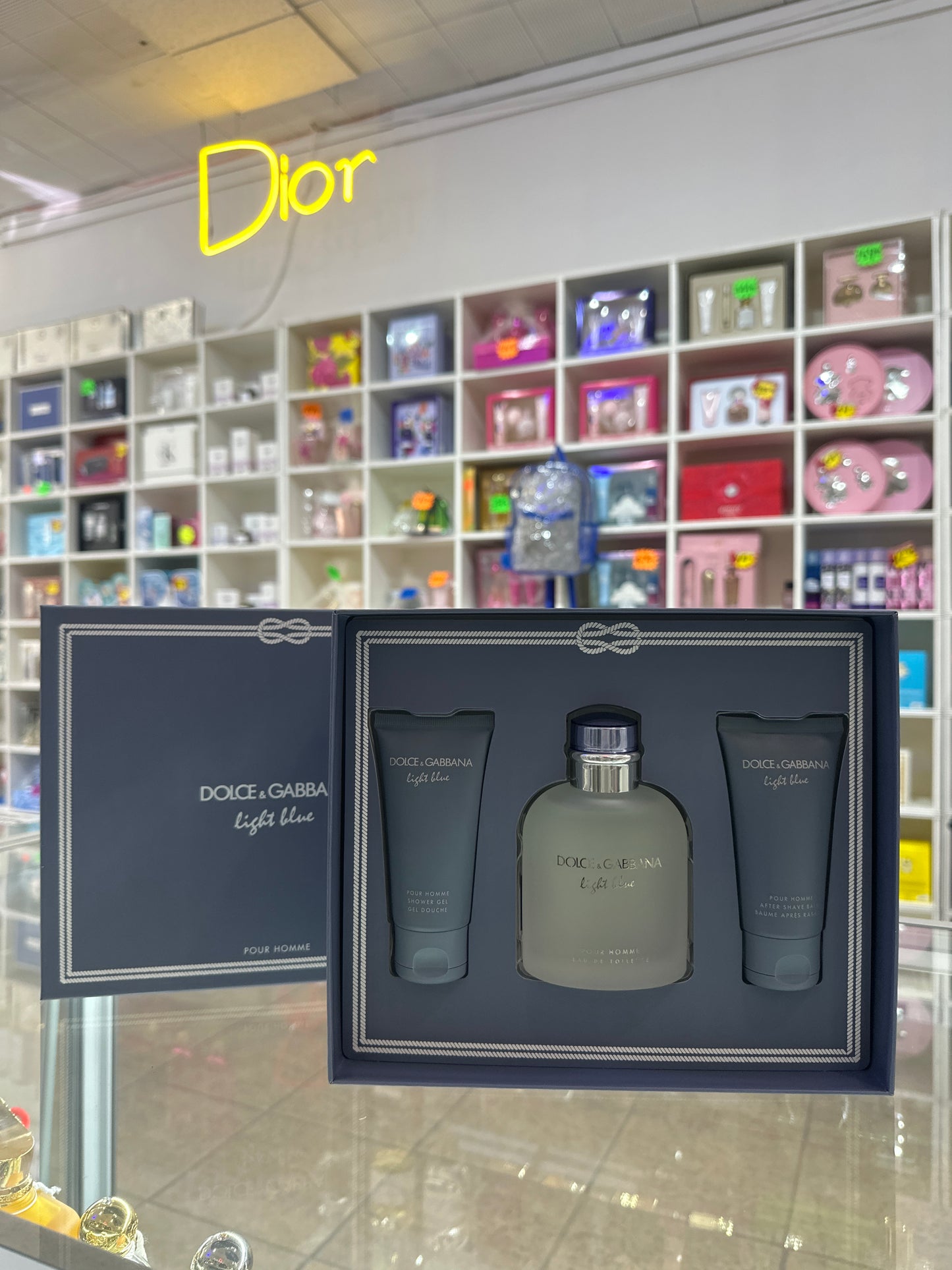 D&G Light Blue Men 3pc Gift Set