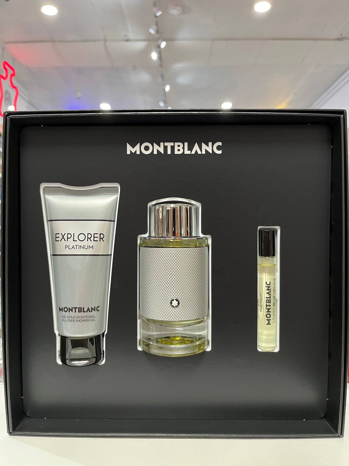 Mont Blanc Explorer Platinum 3pc Gift Set