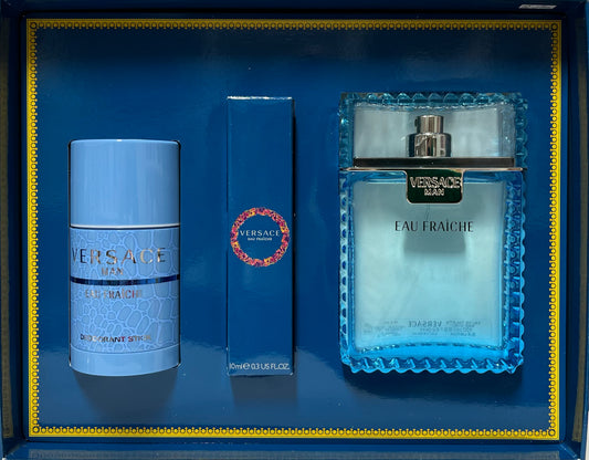 Versace Eau Fraiche 3pc Gift Set