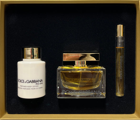 D&G The One for Women 3pc Gift Set