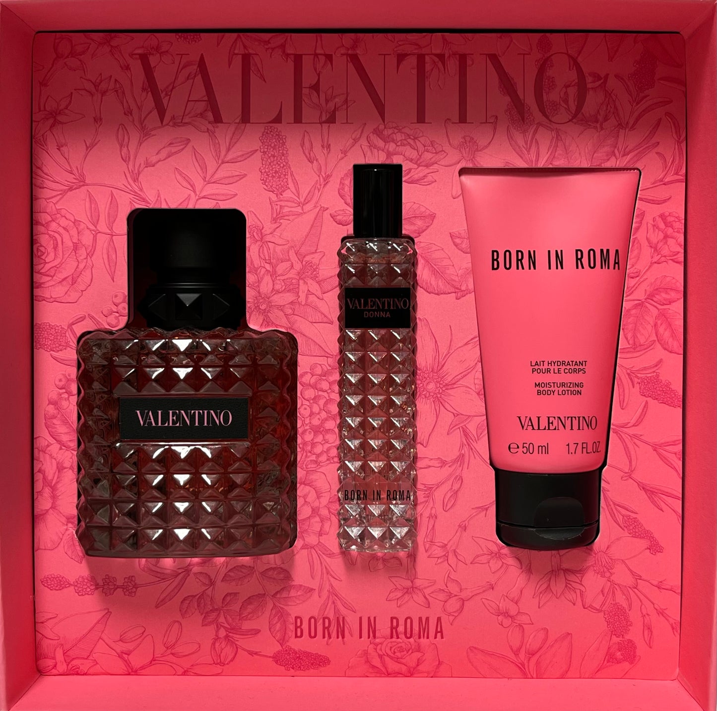 Valentino Donna Born In Roma 3 Piece Gift Set