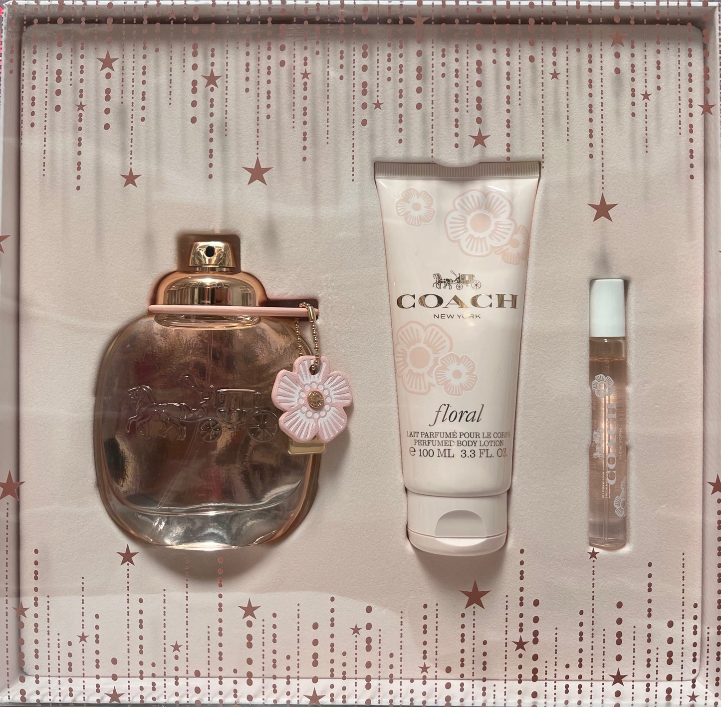 Coach Floral 3pc Set