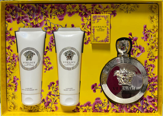 Versace Eros Pour Femme EDP 4pc Set